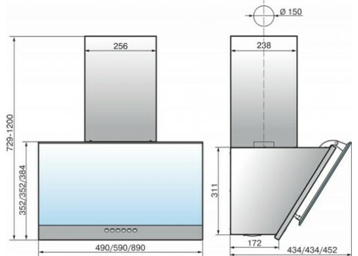 Вытяжка Эликор Рубин S4 60 перламутр