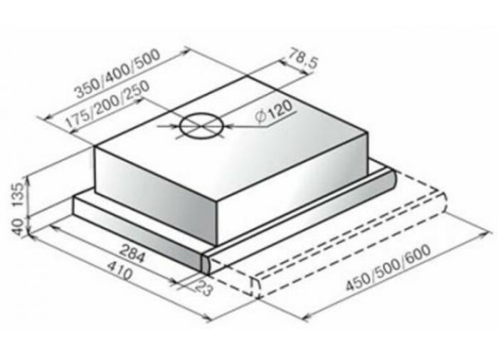 Вытяжка Эликор Интегра 60 белый нерж