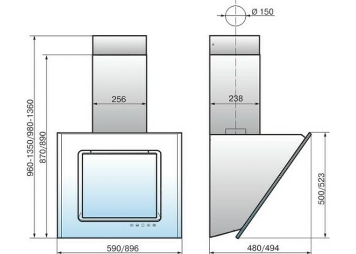 Вытяжка Эликор Оникс 60 черный