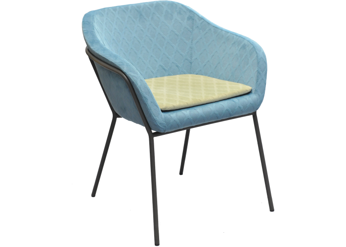 Стул ФАБРИКАНТ Рико VL BL с подушкой