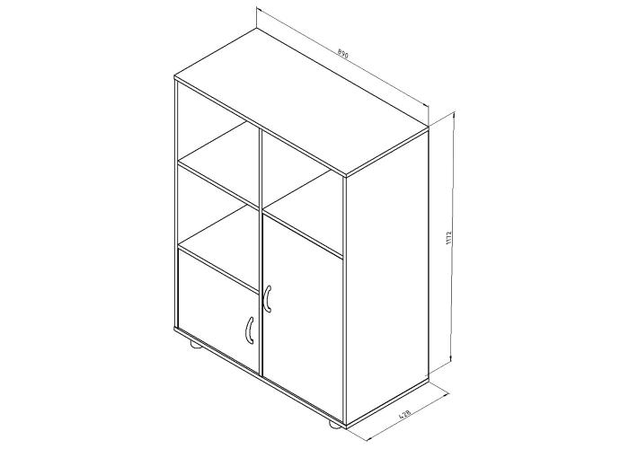 Тумба Формула Мебели ДЕЛЬТА-7.02