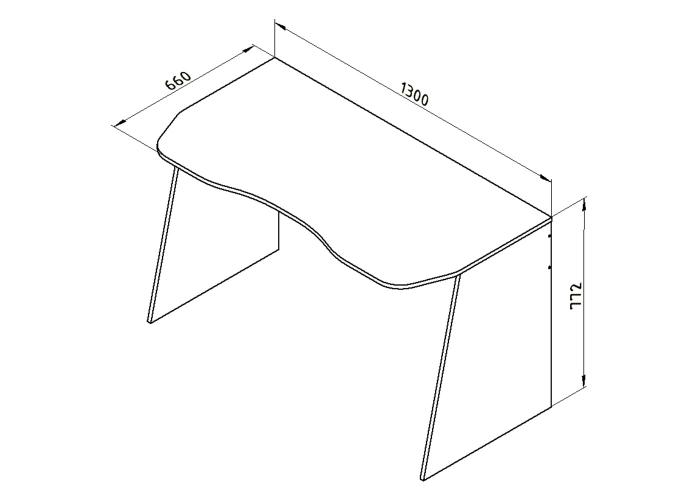 Стол компьюторный Формула Мебели ДЕЛЬТА-15