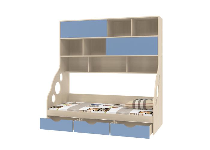 Кровать с антресолью Формула Мебели ДЕЛЬТА-21.12