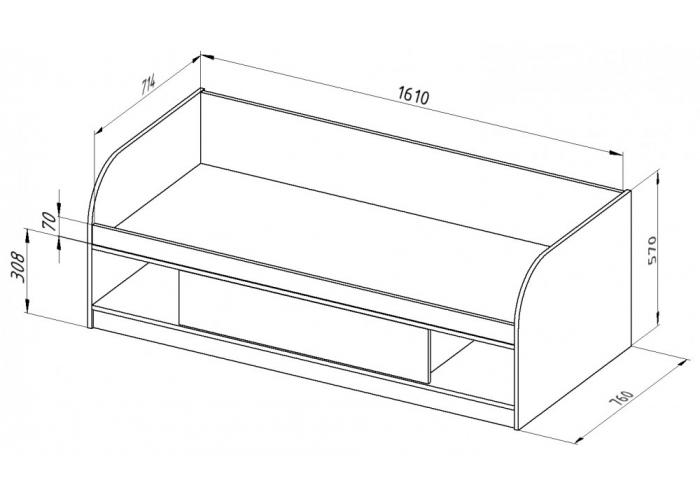Кровать Формула Мебели Соня-4