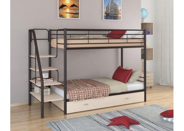 Кровать двухъярусная Формула Мебели Толедо-Я