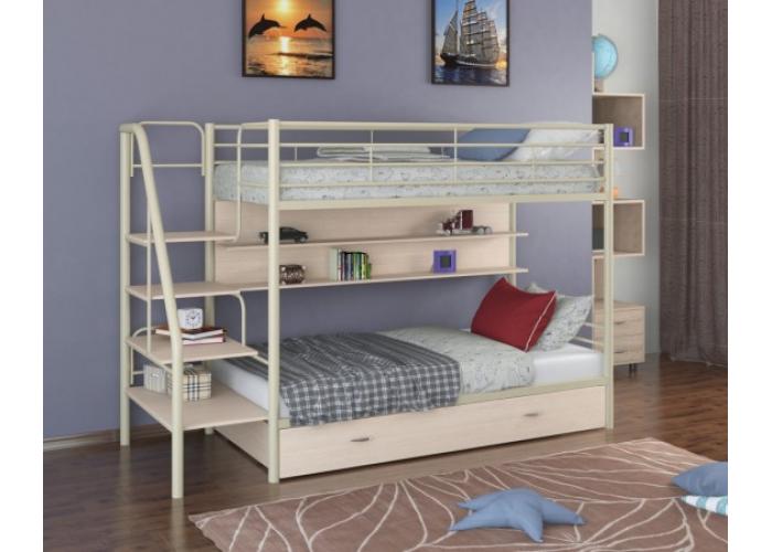 Кровать двухъярусная Формула Мебели Толедо-ПЯ