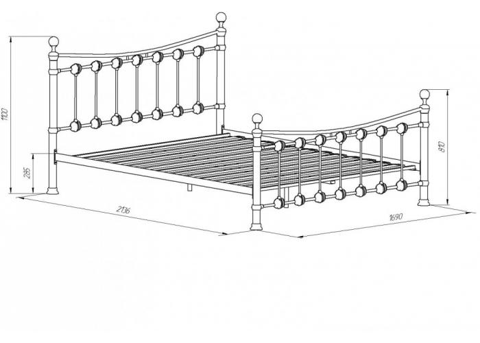 Кровать Формула Мебели Эльда 160