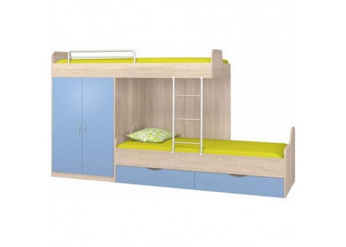 Кровать двухъярусная Формула Мебели ДЕЛЬТА-18.04.01