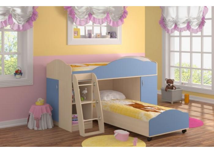 Кровать двухъярусная Формула Мебели Дюймовочка-5.1