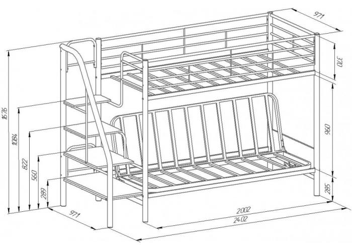 Кровать Формула Мебели Мадлен 3