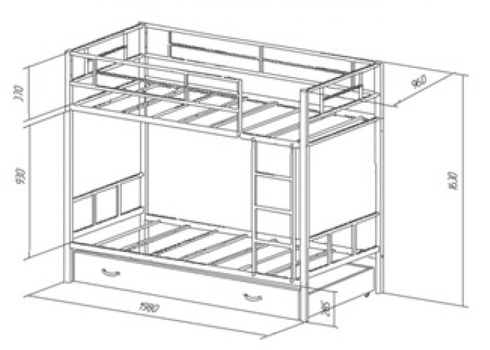 Кровать Формула Мебели Севилья-2 Я