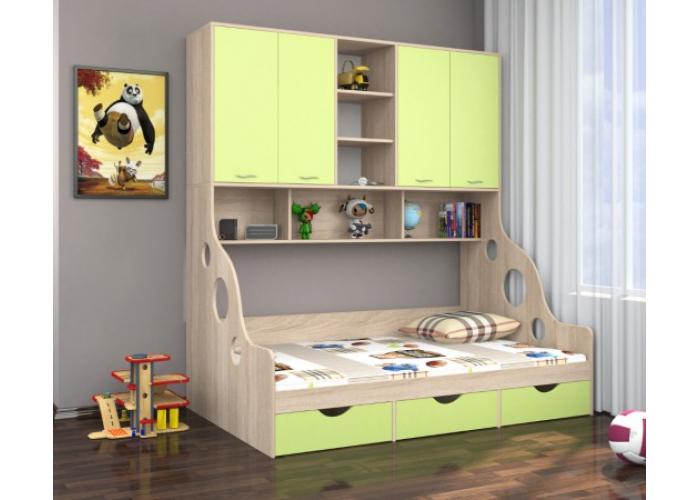 Кровать с антресолью Формула Мебели Дельта-21.11