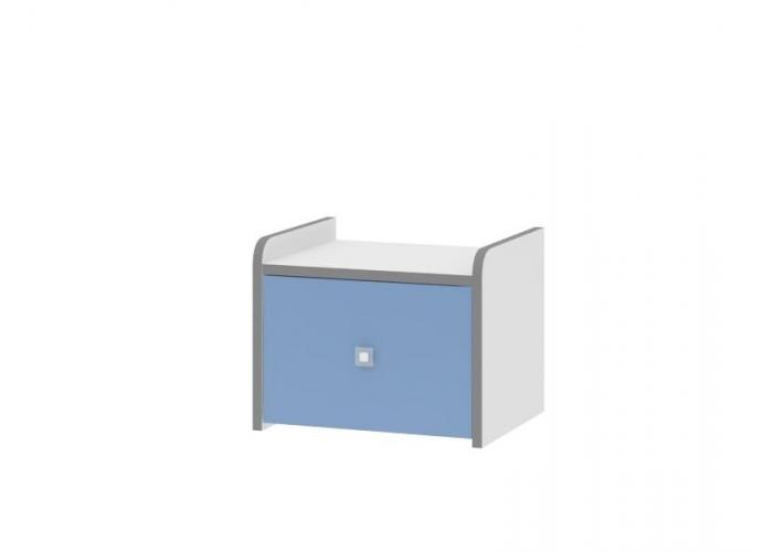 Тумба Формула Мебели Дельта-24.4 Сильвер