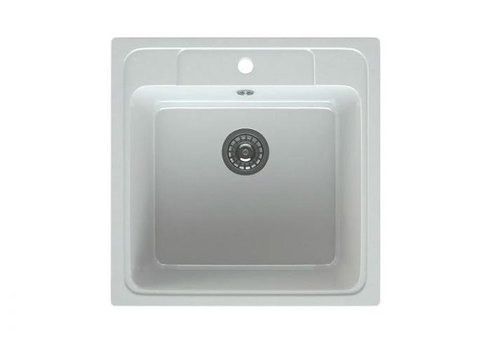 Мойка HORKE М-34 белый металлик