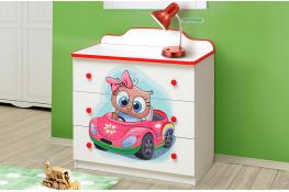 Комод с фотопечатью Матрица Совята №1