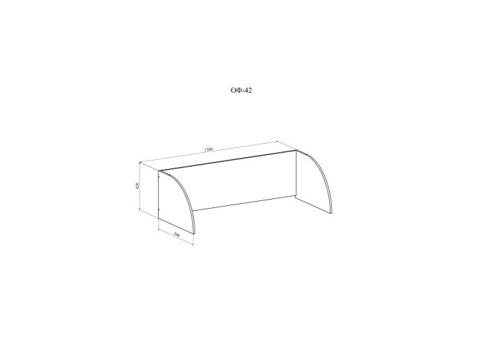 Полка Compass Офис ОФ-42