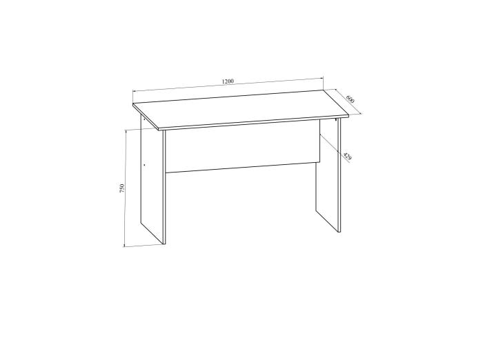 Стол письменный Compass Офис ОФ-112К