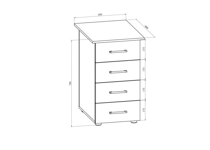 Тумба Compass Офис ОФ-20