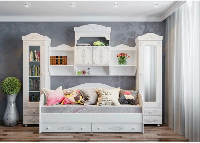 Шкаф-пенал с зеркалом Compass Ассоль АС-1