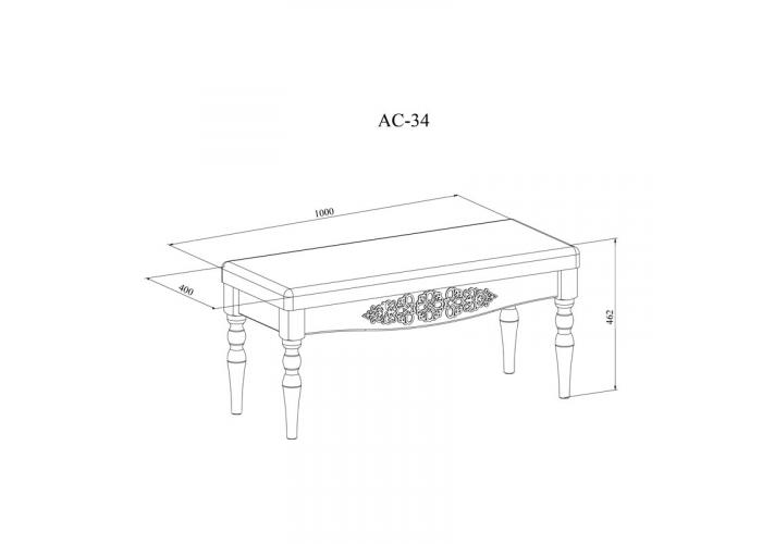Банкетка Compass Ассоль АС-34
