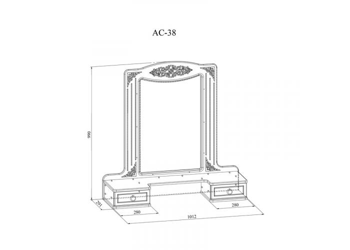 Полка Compass Ассоль АС-38
