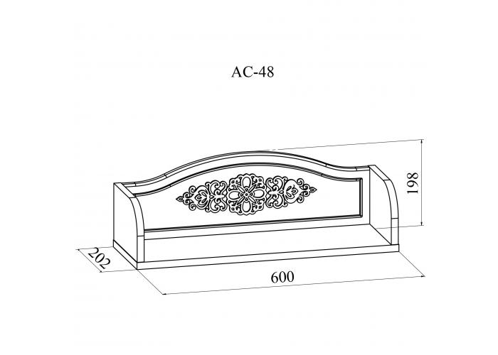 Полка Compass Ассоль Плюс АС-48