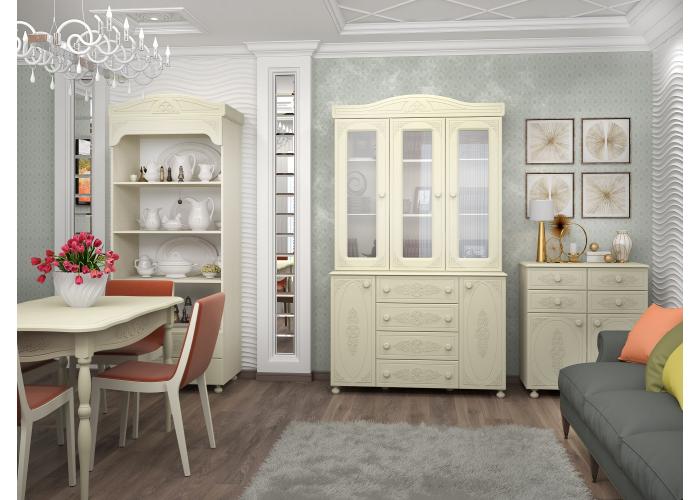 Тумба комбинированная Compass Ассоль Плюс АС-19