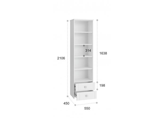 Шкаф-пенал Compass Изабель ИЗ-63К