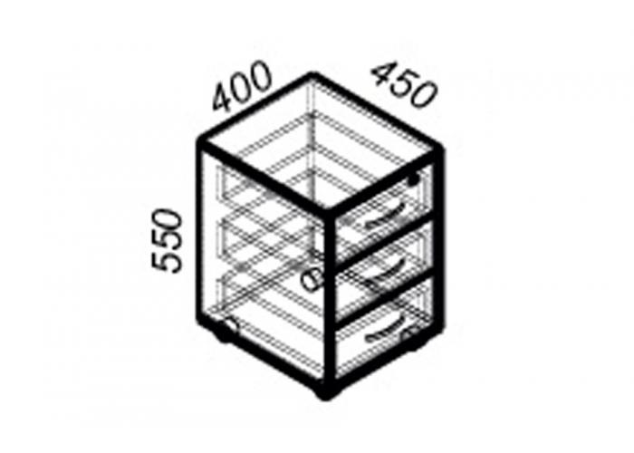 Офисная тумба ЛОББИ Стандарт СМ-201