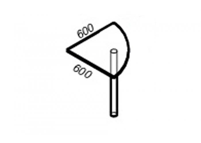 Офисный стол угловой ЛОББИ Стандарт СМ-401