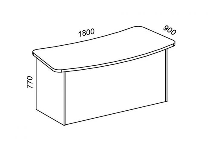 Стол руководителя ЛОББИ Верона КД-101