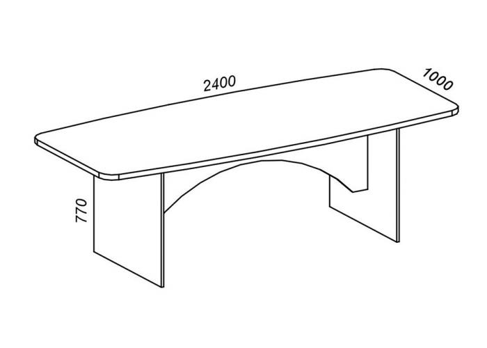 Конференц стол ЛОББИ Верона КД-104