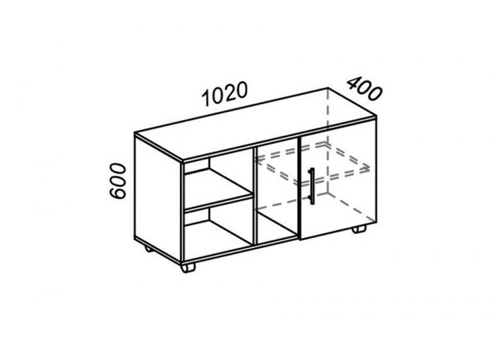 Офисная тумба ЛОББИ Верона КД-202