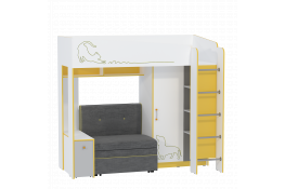 Кровать Моби Альфа и диванный блок 11.20