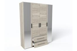 Шкаф 4-х дверный СБК Мале