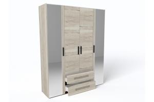 Шкаф 4-х дверный СБК Мале