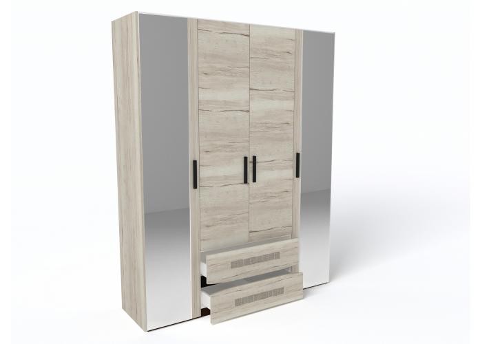 Шкаф 4-х дверный СБК Мале