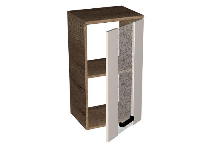 Шкаф навесной со стеклом СБК Адель ШСТ-40