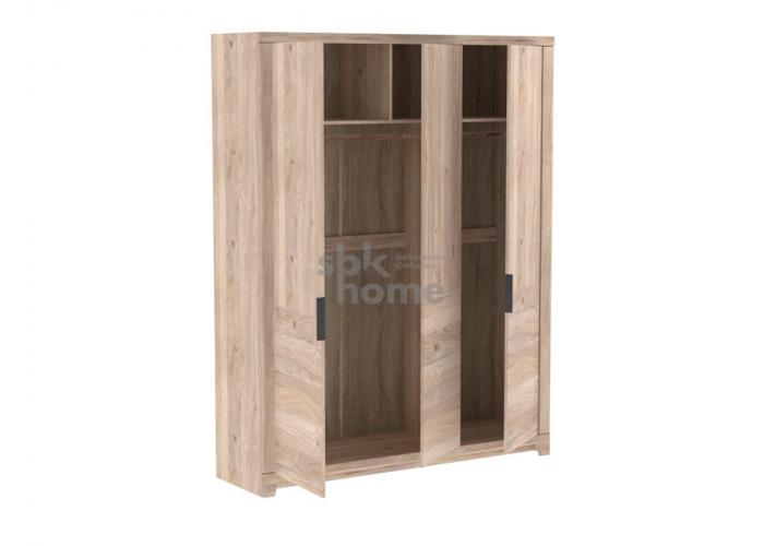Шкаф 3-х дверный широкий СБК Юта с глухими дверями