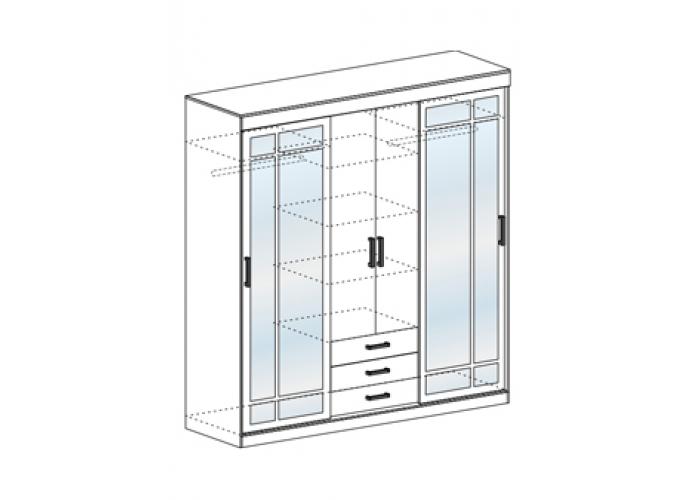 Шкаф-купе Стендмебель ЛИДЕР-2