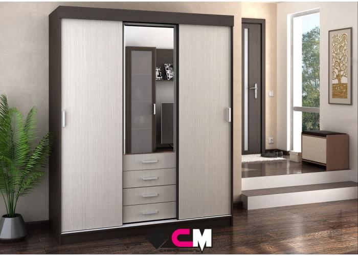 Шкаф-купе Стендмебель ЛИДЕР-3М