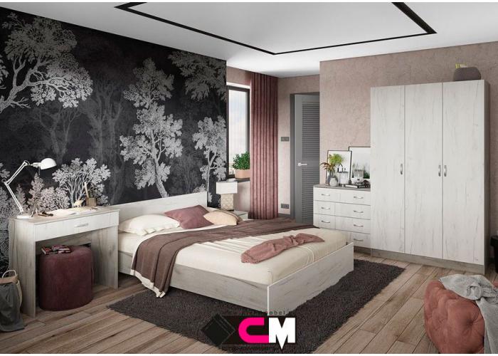 Кровать 2-х спальная Стендмебель Бася 557