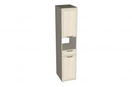 Шкаф двухдверный с ящиком Евромебель Рандеву S45.1