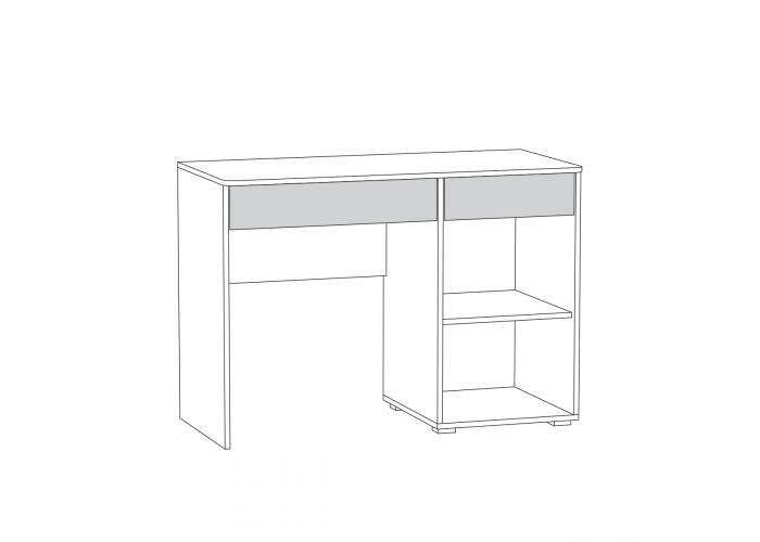 Стол письменный Моби Вуди 12.42