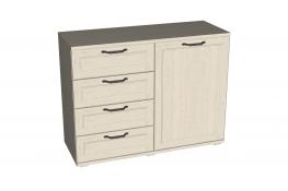 Комод комбинированный Евромебель Катрин K112