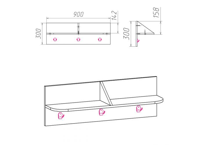 Вешалка Победа В-3