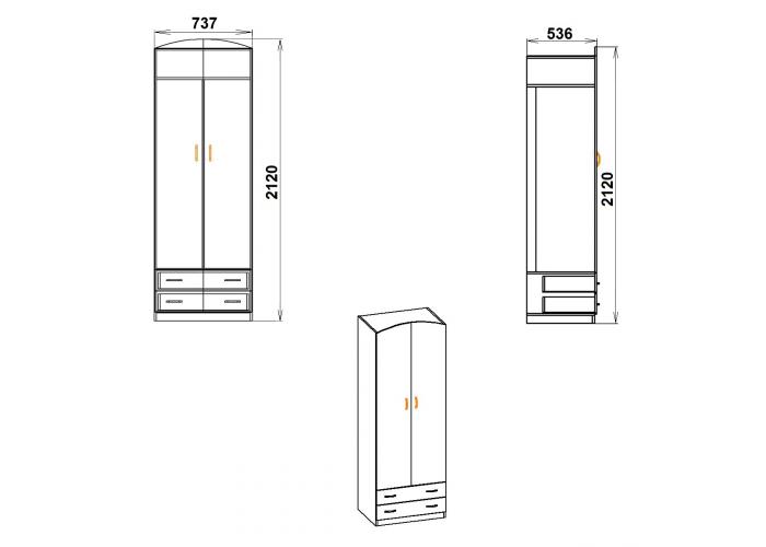 Шкаф Победа 4