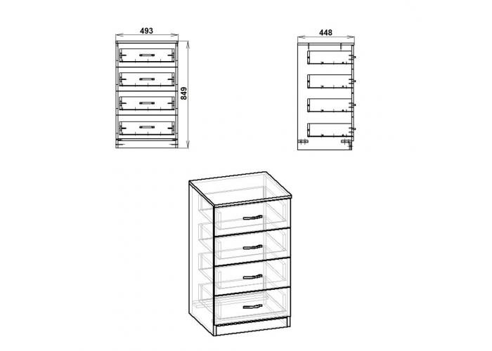 Комод Победа 4А