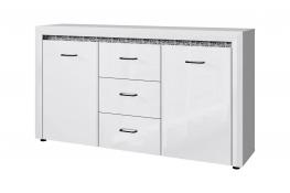 Тумба Анрэкс WHITEBLACK 2D3S